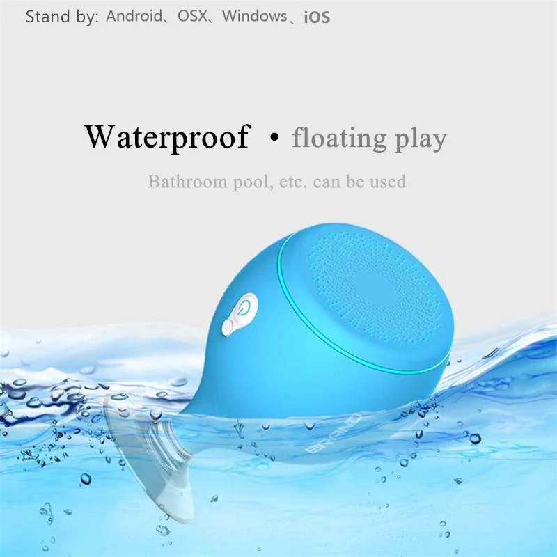 

Wine glass floating bluetooth speaker colorful s6 full waterproof outdoor suction cup bathroom bluetooth speaker Floating Play