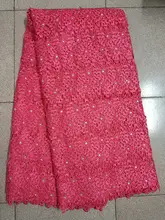 Item No.SCG23,nice looking embroidered cord lace fabric with stones,top quality guipure lace fabric for party & wedding dress!