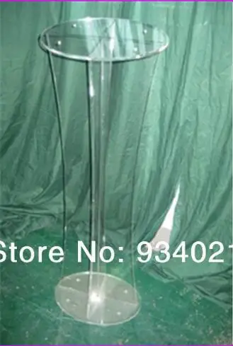 

Free Shipping Hot Sell Clear 12mm Thickness Round Top Acrylic Lectern Stand Workshop Series