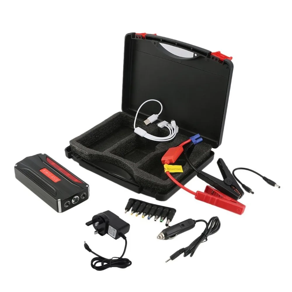 

Portable Auto Jump Starter Car Emergency Charger Booster Power Bank Battery 68800mAh 12V Starting Device Four-in-one USB Charger