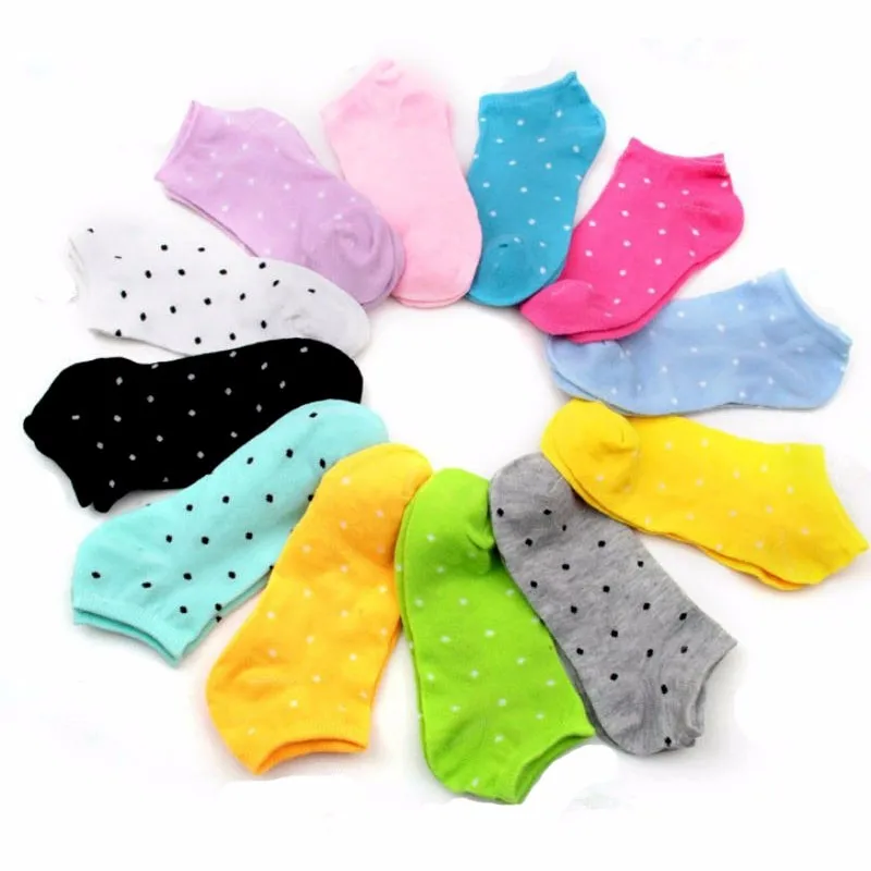 5pair=10pcs Warm Comfortable Cotton Blends Girl Women's Socks Ankle Low Socks Female Invisible Woman Socks Chaussettes Meias 9