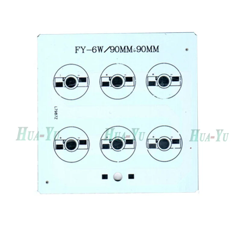 

10pc 6W 9W 18W 27W 90x90mm aluminum plate base for 1W 3W led chips, led heat sink board for floodlight, downlight, spotlight etc