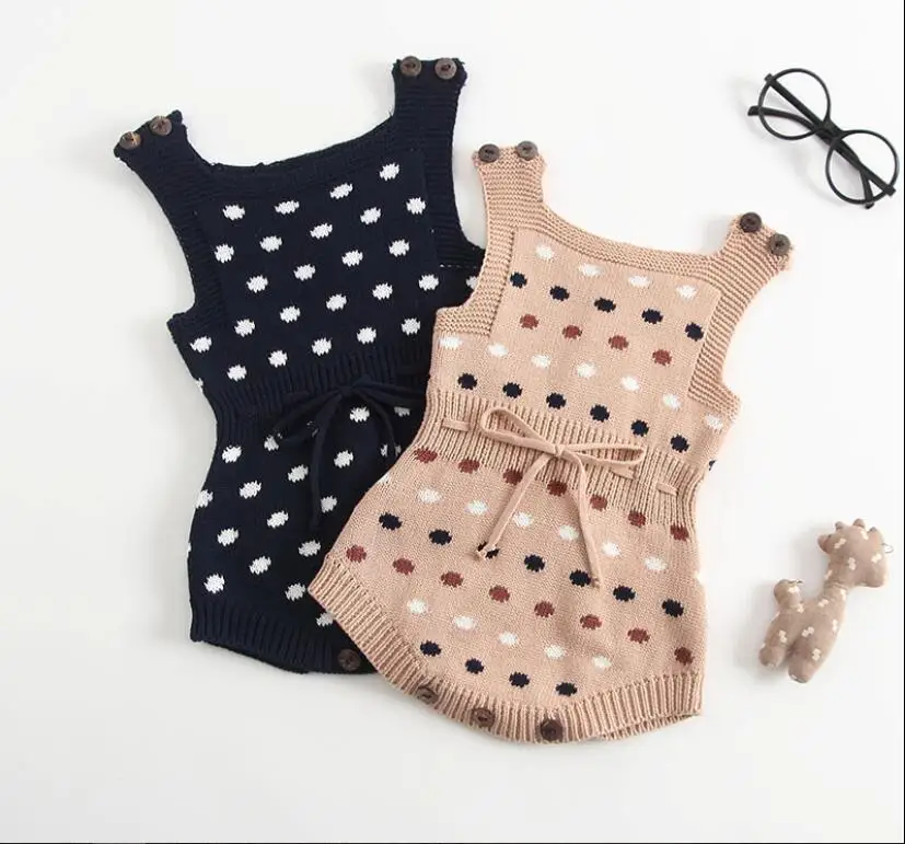 Spring Summer Baby Girl Knitted Rompers for Boys Overalls Newborn Baby