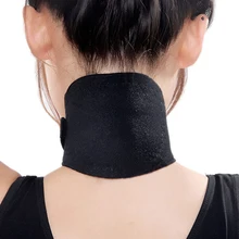 Турмалиновая Магнитная терапия массажер для шеи расслабляющий массаж шейного позвонка защита спонтанная нагревательный пояс массажер для тела