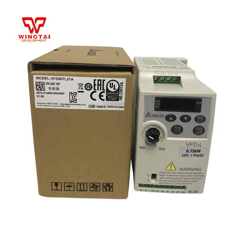 

Delta micro inverter VFD007L21A Power Converter For Simple wood cutting machine