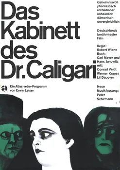 

0297B THE CABINET OF DR. CALIGARI Movie 1920 Horror-Wall Sticker Silk Poster Light Canvas Decoration