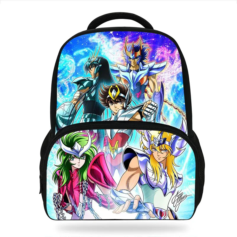 Новинка 2019 рюкзаки с принтом аниме Saint Seiya для мальчиков подростков школьные
