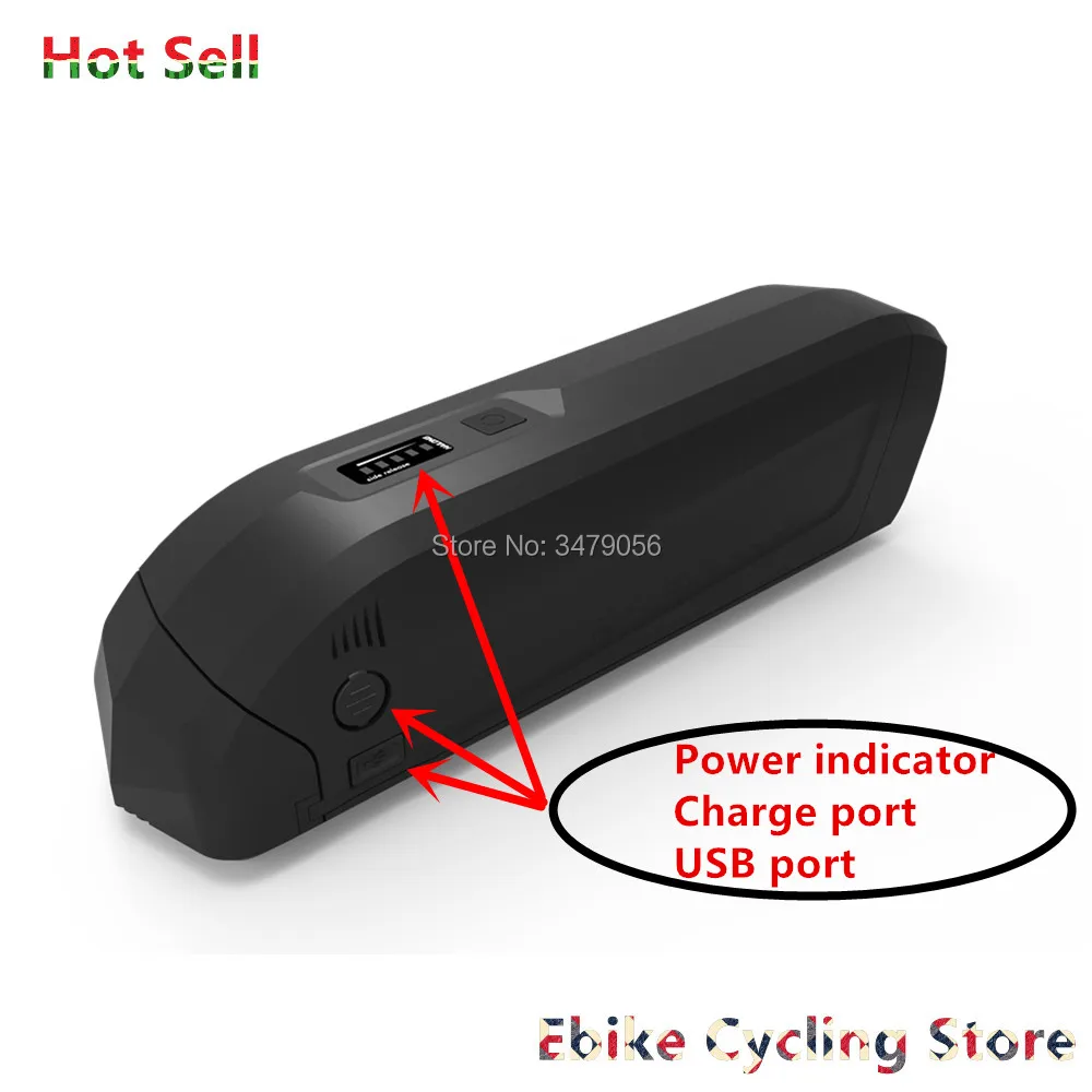 US $56.25 Original 36v 48v ithium ion eBike battery new hailong 2 side release open shark battery with charger for 250w 350w 500w motor