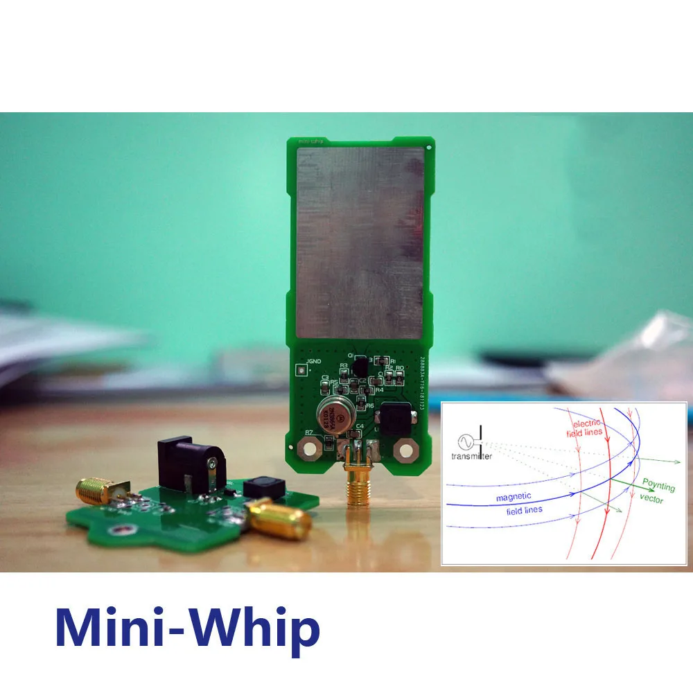 Lusya Mini-Whip MF/HF/VHF SDR антенна MiniWhip Коротковолновая активная антенна для рудного радио, транзисторного радио, RTL-SDR приема A4-018