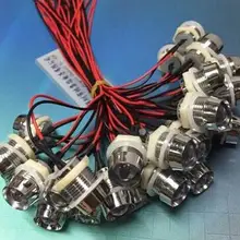 12 V с пластиковый держатель светодиода F8 8 мм белые, красные, зеленые, синие, желтые RGB светодиодный светильник с 20 см провода x 100 шт