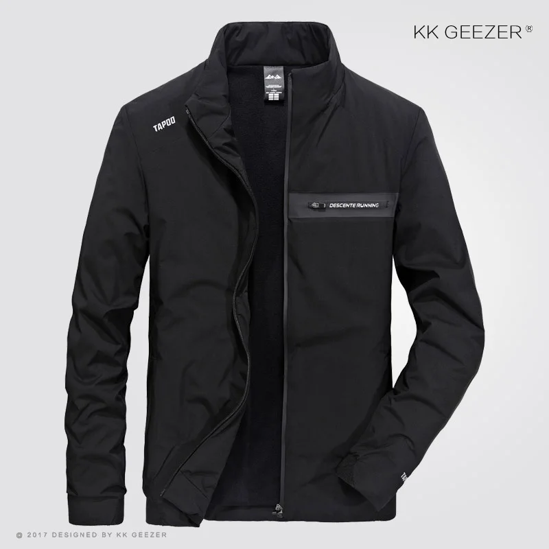 Great Value Men Jackets Trench Coat Autumn Fleece Autumn Fashion High Quality Light Jacket Waterproof Zipper Military Loose Casual Warm