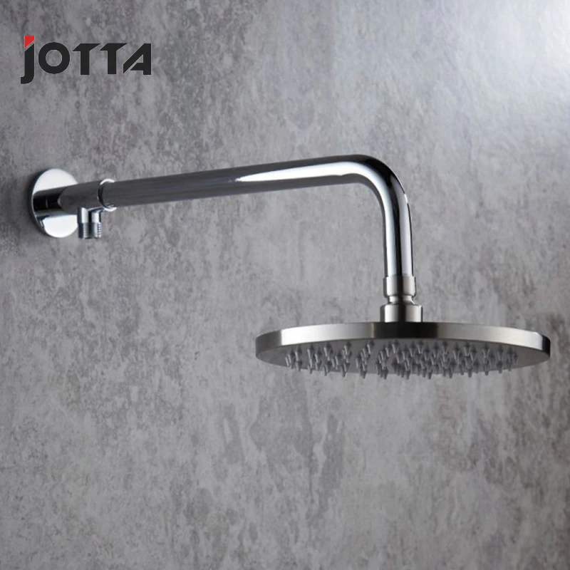 

Brushed stainless steel booster shower shower head