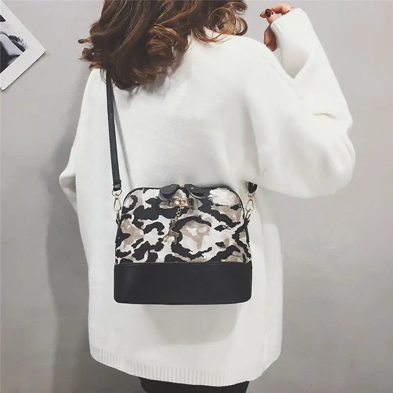 Leopard Print Fawn Pendant Shoulder Bag Crossbody Bag for Women 2019 Messenger Bags women's bag bolsa feminina sac a main 40AP166