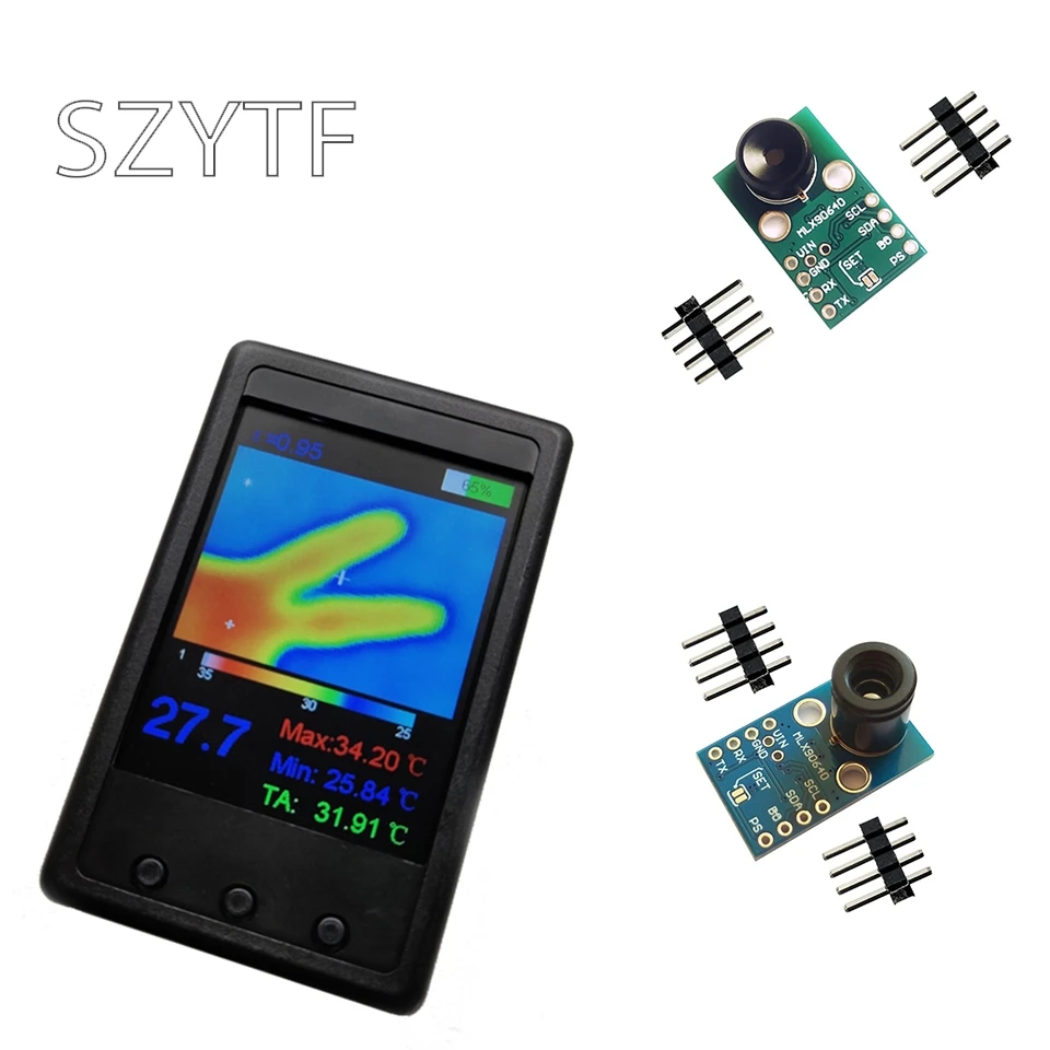 GY MCU90640 MLX90640 IR 32*24 Инфракрасный термометрический точечный матричный сенсор модуль