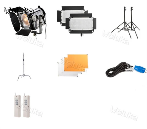 Kit de Studio Photo LED 1100 w, 300 s, projecteur TV, tournage de