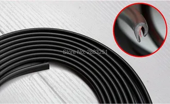 

Car Styling Door Protection Strips Rubber Edge Doors Side Protector Sticker For Lada kalina granta priora niva largus samara