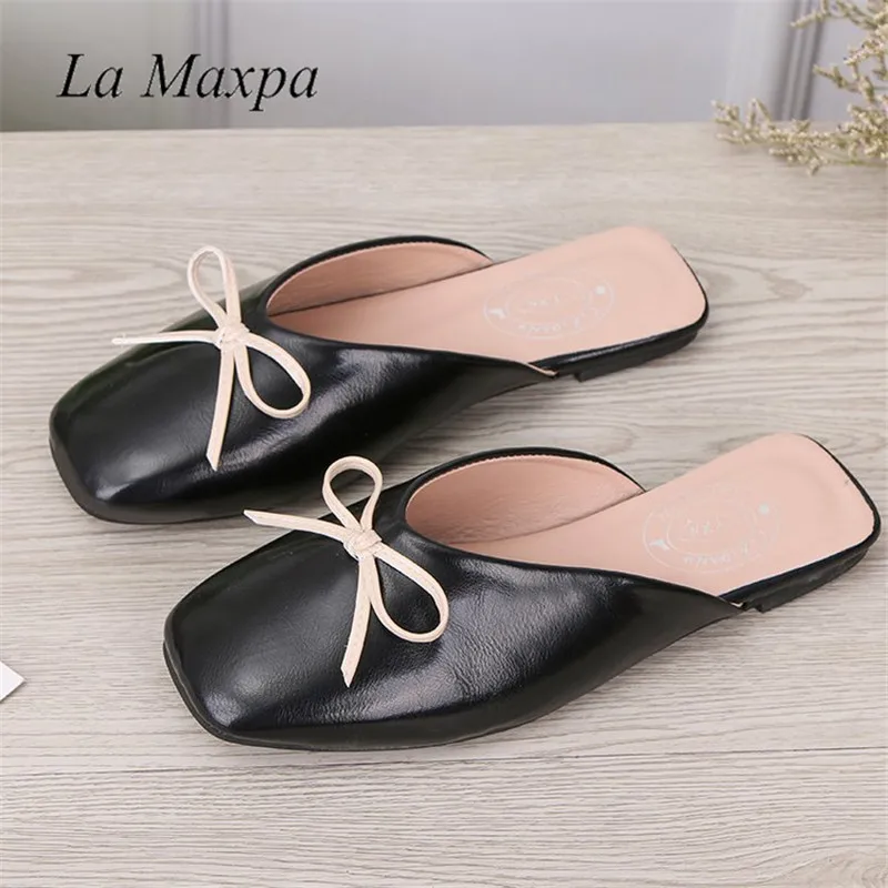 bow slides flats heels