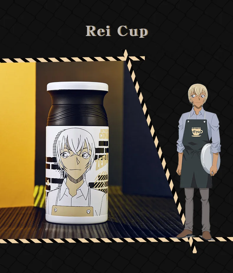 [Detective Conan] аниме термос кружка бутылка вакуумная нержавеющая сталь манга роль Kaito Shinichi малыш Ai Rei