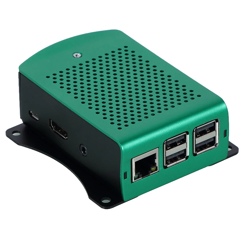 

Raspberry Pi 3 Case Aluminum Silver Green Black Case Metal Enclosure RPI 3 Box Compatible