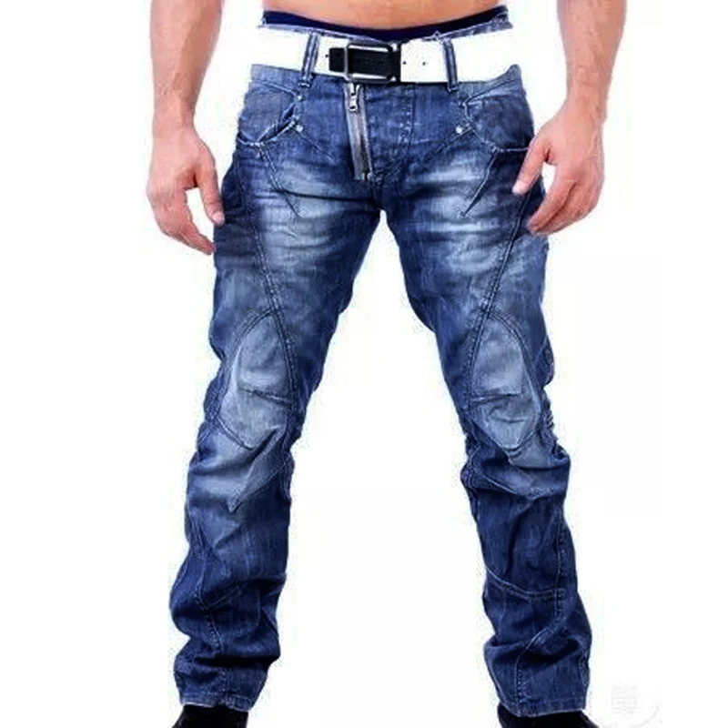 casual jeans homme 2017 new foreign trade men s jeans washing wear white mens patchwork jeans