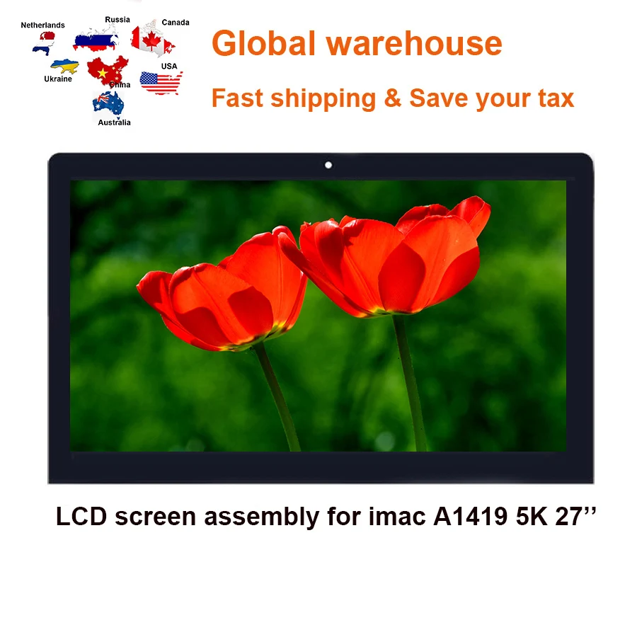 Для Apple iMac A1419 EMC 2834 LM270QQ1 SDB1 SD B1 Retina 5K ЖК-экран в сборе Конец 2015 | Компьютеры и офис