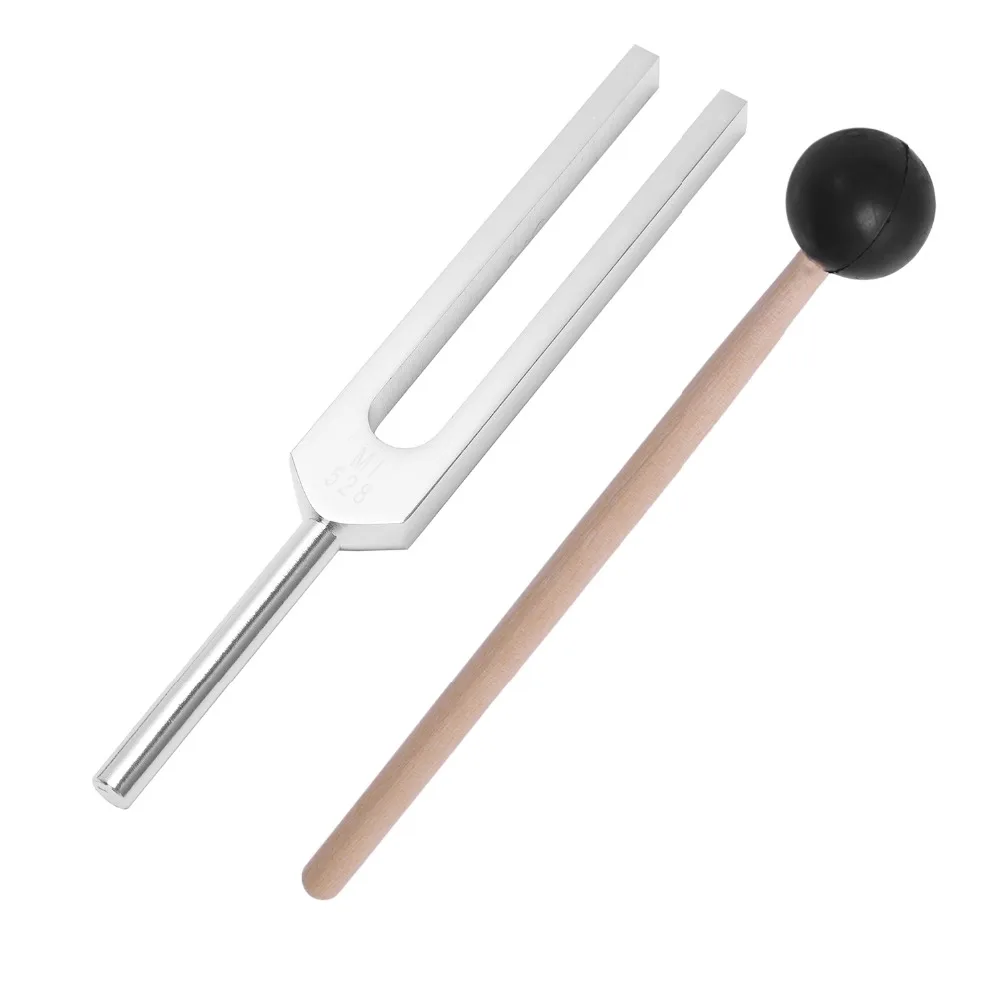 

New Hot Medical Tuning Fork Chakra Hammer Ball Diagnostic 528HZ With Mallet Set Nervous System Testing Tuning Fork Health Care