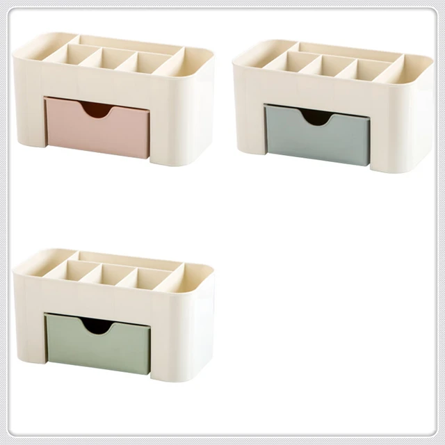 Msjo Makeup Box Organizer Jewelry Necklace Nail Polish Earring Plastic Storage Box Home Desktop Organizer For Cosmetics -