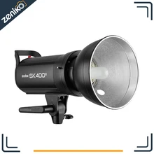 New Godox SK400II SK400 II 110V 220V Professional Studio Strobe SK Series Power 5600K Max 400WS GN65 Flash Studio Light Lamp