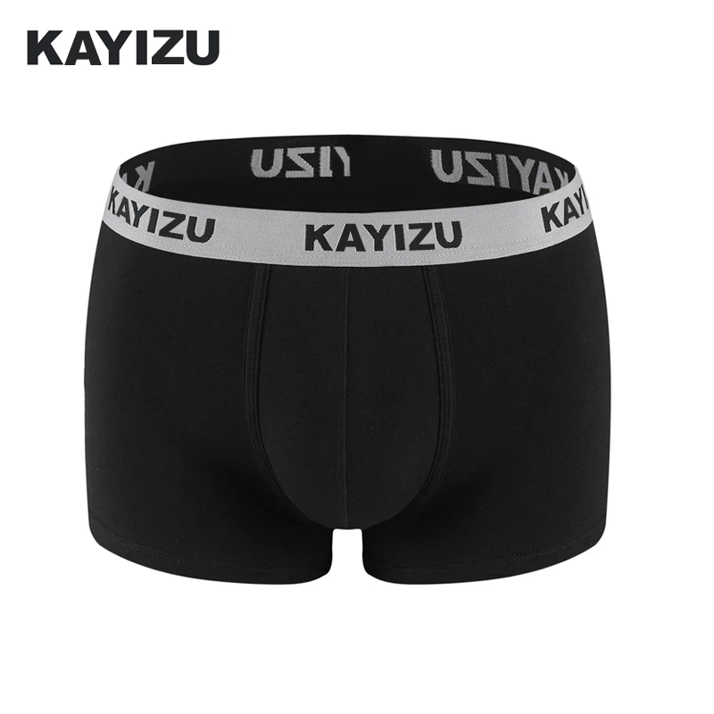 KAYIZU Comfortable Men Underwear Soft Cotton Boxers Cotton Male Breathable Underpants Panties