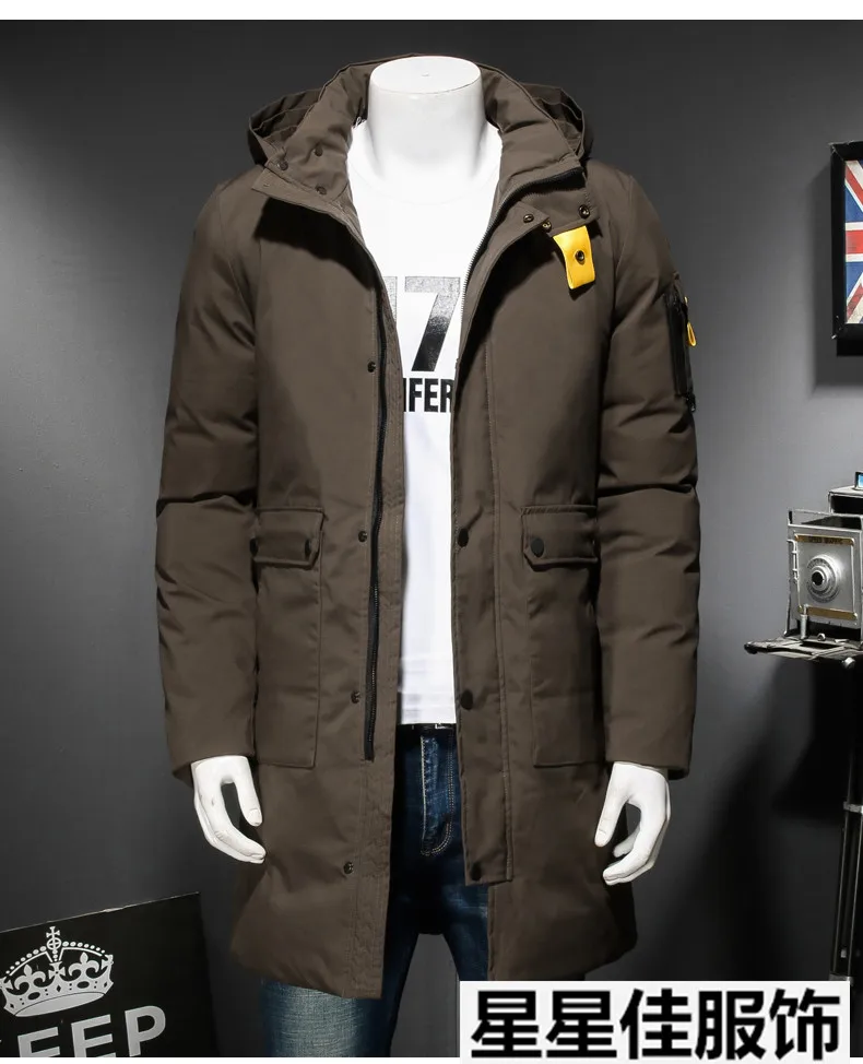 Плюс размер 10XL 9XL 8XL 6XL Новый Костюмы куртки Бизнес длинные толстые зимнее пальто Для мужчин одноцветное парка модные пальто верхняя одежда