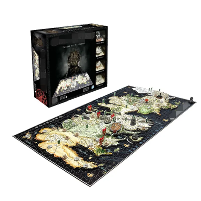 

TV Play Architecture Westeros Essos Kings Landing 3D Stereoscopic Puzzle Action Figure Collection Model Educational Toy X1557