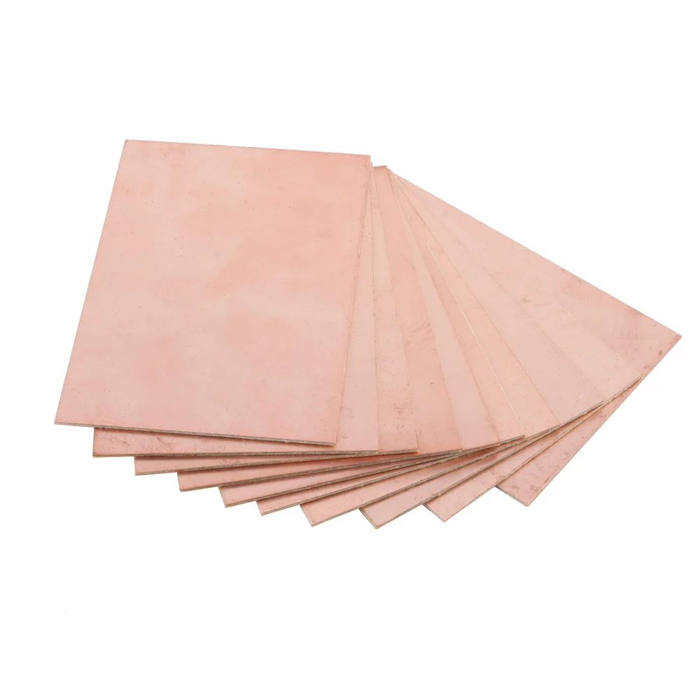 10pcs 7x10cm Single Sided PCB Copper Clad Laminate FR4 Printed Circuit Board US