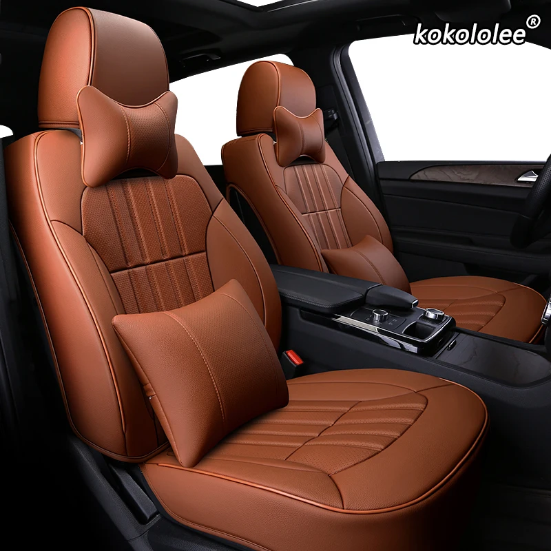 Кожаный чехол на автомобильное сиденье kokololee заказ для VW T Cross C TREK Volkswagen CC SANTANA JETTA