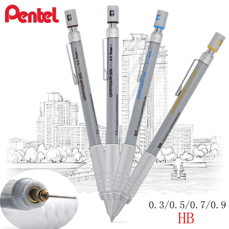 Механический карандаш Pentel с низким центром тяжести профессиональный для
