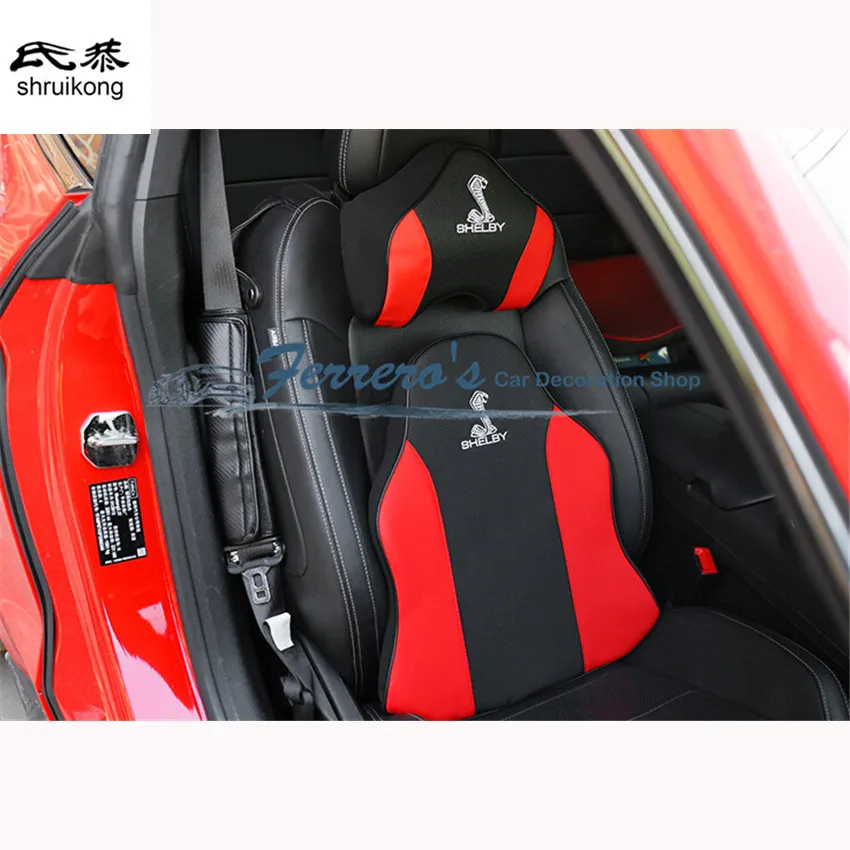 Бесплатная доставка наклейки для автомобиля Стайлинг ford mustang подголовник bellypillow