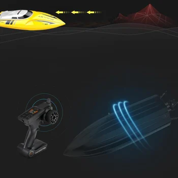 

2.4Ghz Remote Control Boat High Speed Speedboat Water Toy Boat Wireless Rowing Boat Remote Control Boat Yacht Power RC Rowing