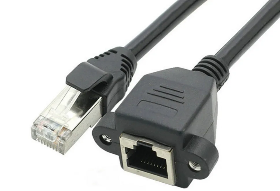 

With shielded network cable extension cable with ear RJ45 network cable male to female network extension cable GD