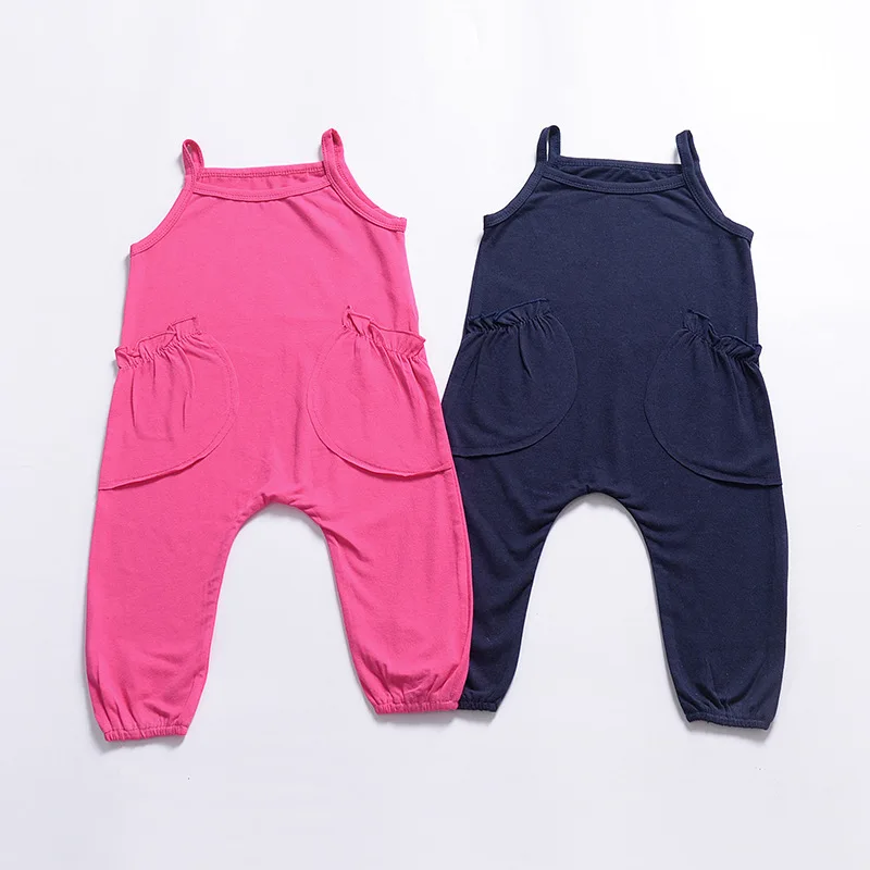 

0-2 years baby girl romper summer sleeveless belt baby clothes for kids