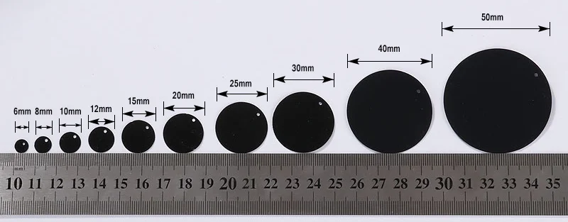 10 г/упак. смешанные цвета 6-40 мм плоские круглые пайетки для рукоделия, аксессуары для женской одежды, аксессуары для изготовления ювелирных изделий, свадебные украшения