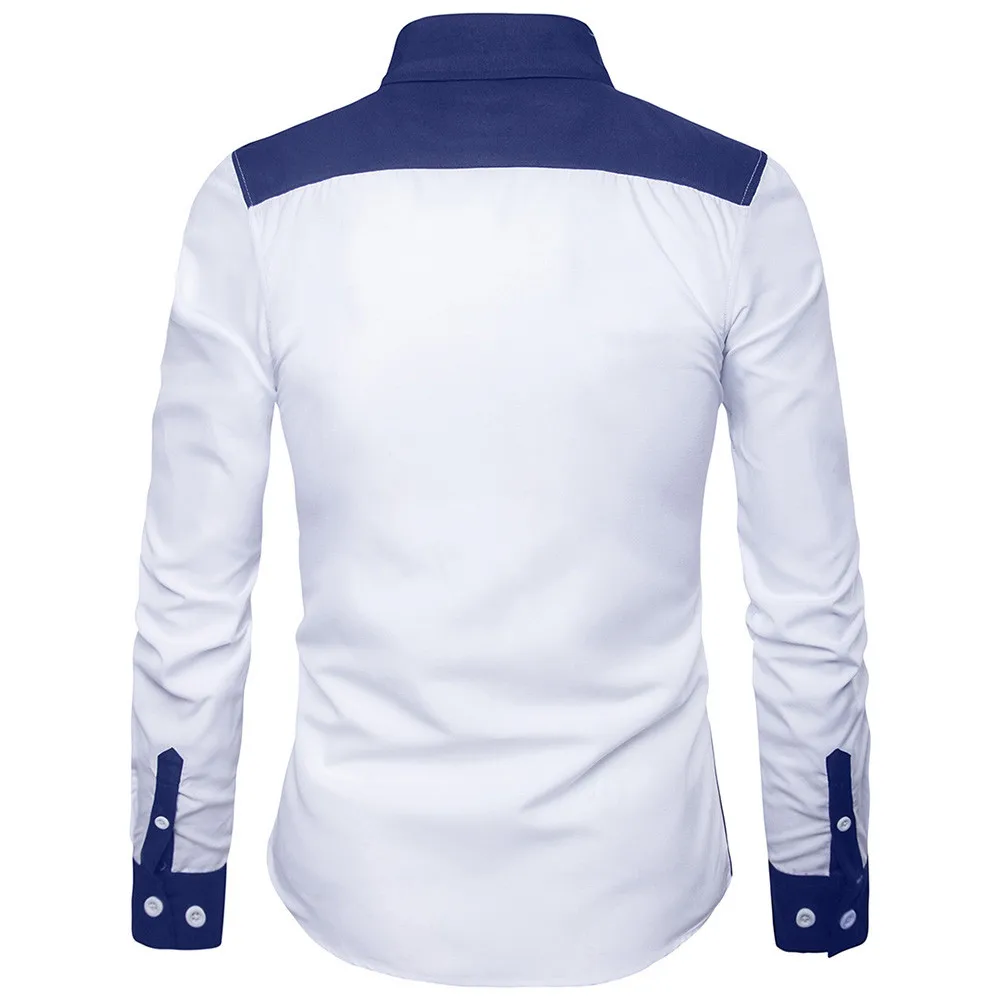 2018 мужские оксфорды с длинными рукавами Camisa Social Masculina Формальные повседневные