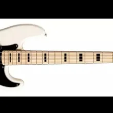 Высокое качество, FDPB-6004, белый цвет, Черная Пластина, твердый корпус, кленовый гриф, 4 струны, точная бас-гитара