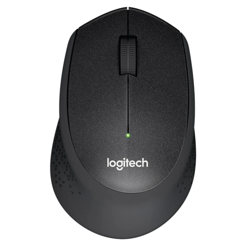 Беспроводная мышь logitech M330, бесшумная мышь с 2,4 ГГц USB 1000 dpi, оптическая мышь для офиса, дома, использования ПК/ноутбука, геймерская мышь - Цвет: Black