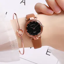 Top Luxury Brand New Fashion Women Exquisite Starry Sky Small Dial Watch Ladies Diamond Cutting Wristwatch Leather Quartz Clock Top Luxury Brand New Fashion Women Exquisite Starry Sky Small Dial Watch Ladies Diamond Cutting Wristwatch Leather Quartz Clock