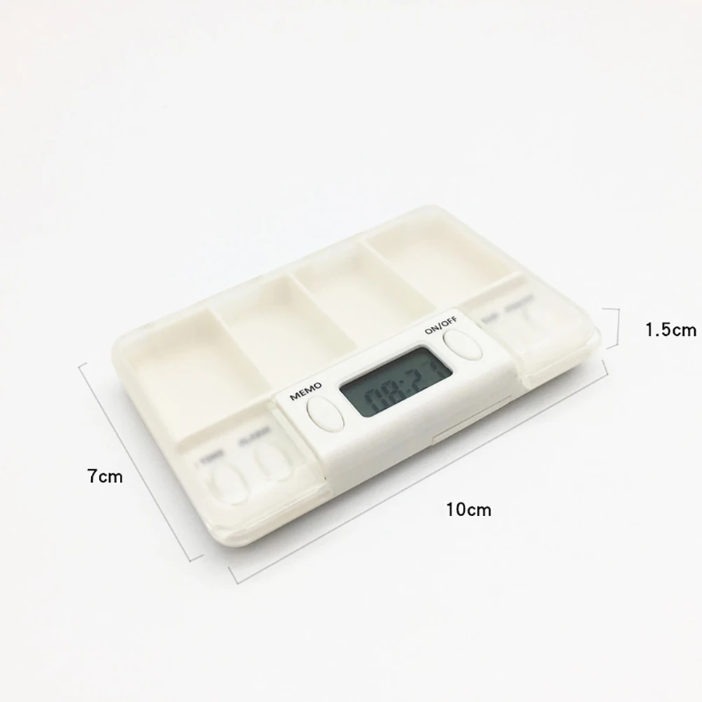 Joylife 4 сетки умный электронный будильник таймер медицина коробка таблетки контейнер Органайзер разветвители