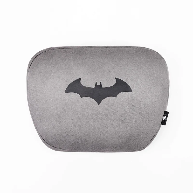 marvel cartoon maybach car headrest pillow for the neck pillows batman for chairs in the car seat pillow soft auto accessories - Цвет: CHP010 Grey