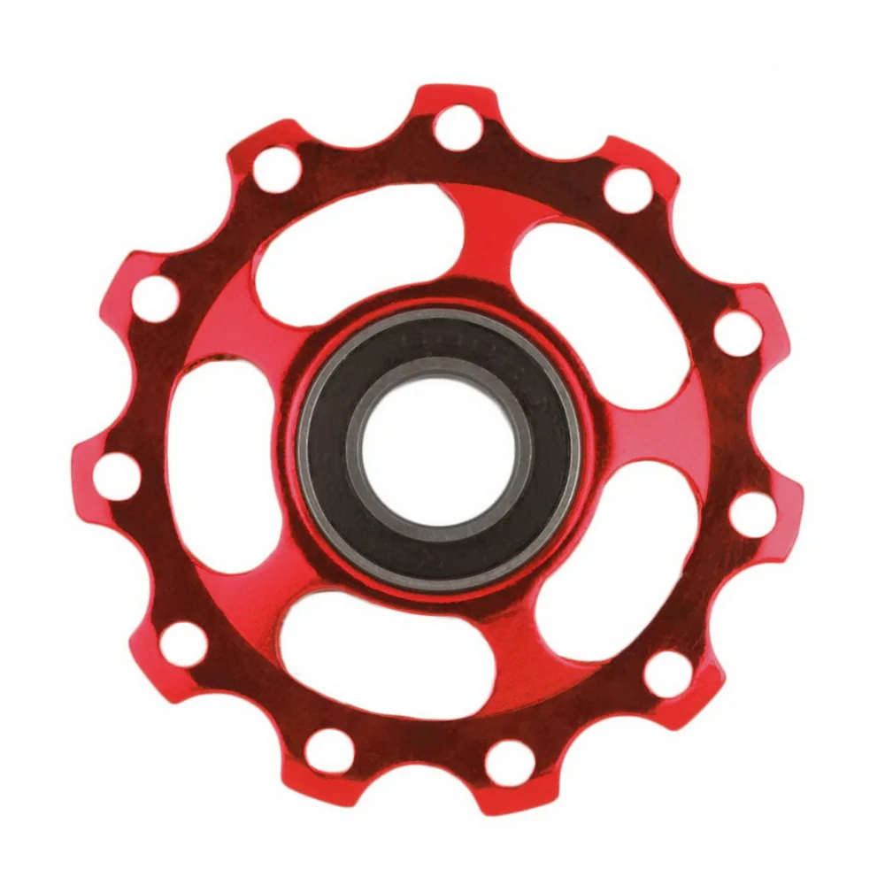 Алюминиевый велосипед Jockey колесо заднего переключателя велосипеда с 11 Т направляющий шкив Новинка Горячая - Цвет: Red