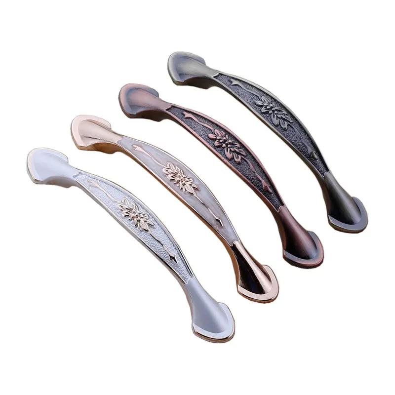 1pcs Zinc Alloy Ivory White Cabinet Handles Kitchen Cupboard Door Pulls Drawer Knobs European Fashion Furniture Handle Hardware |