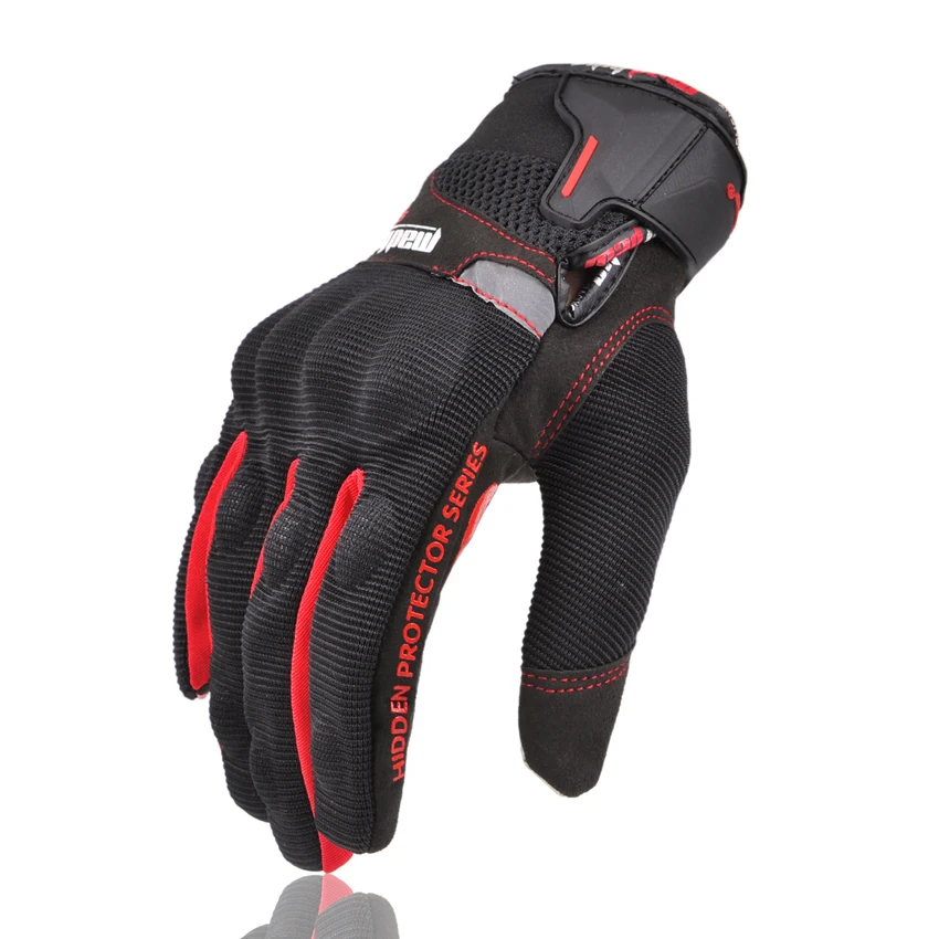 Madbike мотоциклетные перчатки с сенсорным экраном летние Guantes motocicleta полным пальцем