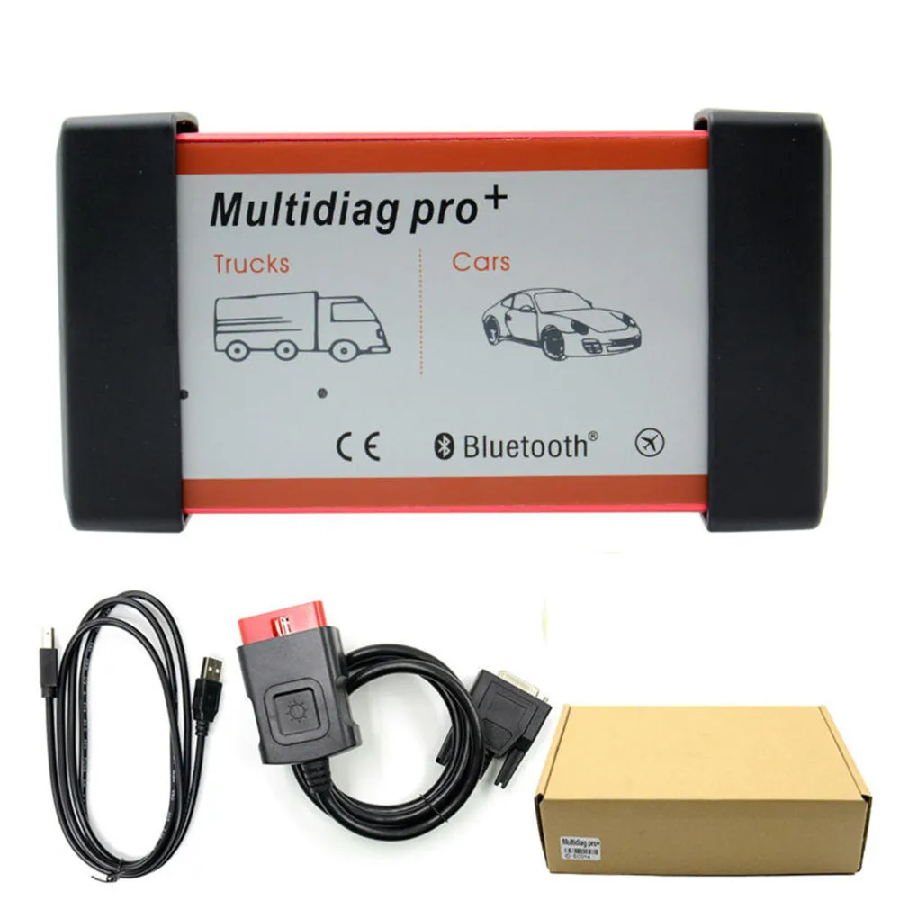 Одиночная зеленая доска Multidiag pro+. R2 Keygen& install video+ пластиковая коробка VD TCS CDP BT OBD2 авто грузовики диагностический инструмент