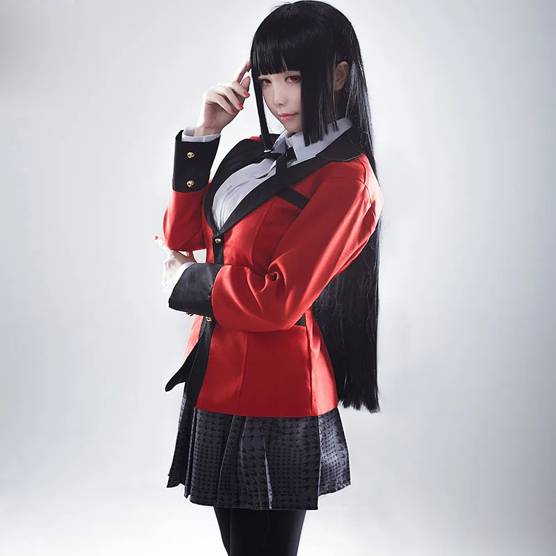 Новое поступление костюм для косплея аниме Kakegurui джабами юмеко японская школьная